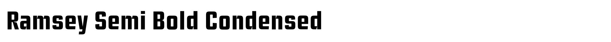 Ramsey Semi Bold Condensed image